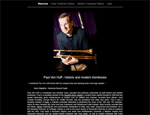 Tablet Screenshot of paulvonhoff.com